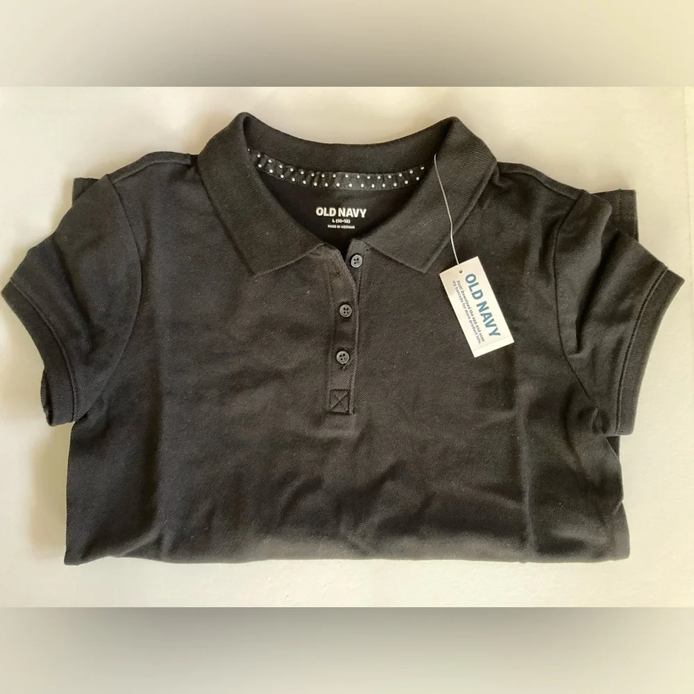 Old Navy | NWT Girls Polo Black Shirt